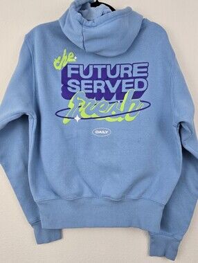 Blue Poppi Pullover Hoodie